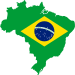 Map of Brazil with flag.svg
